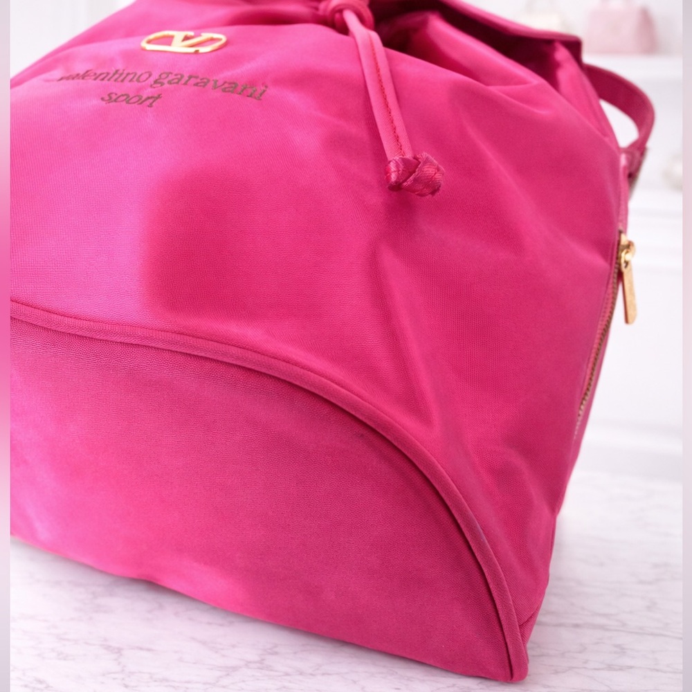 VALENTINO GARVANI SPORT PINK NYLON BACKPACK - Picture 7 of 10